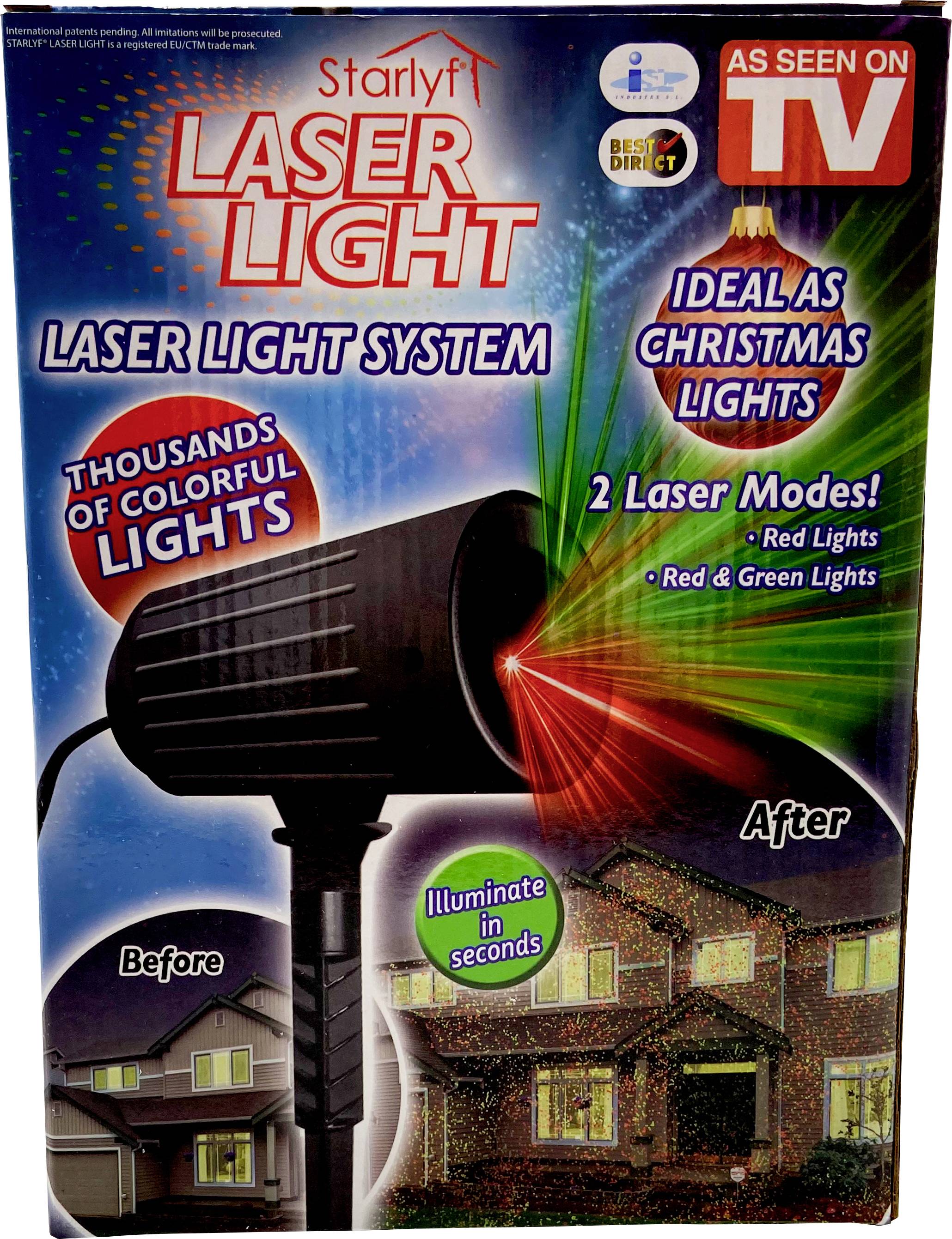 Starlyf Laser-Lichteffekt Schwarz