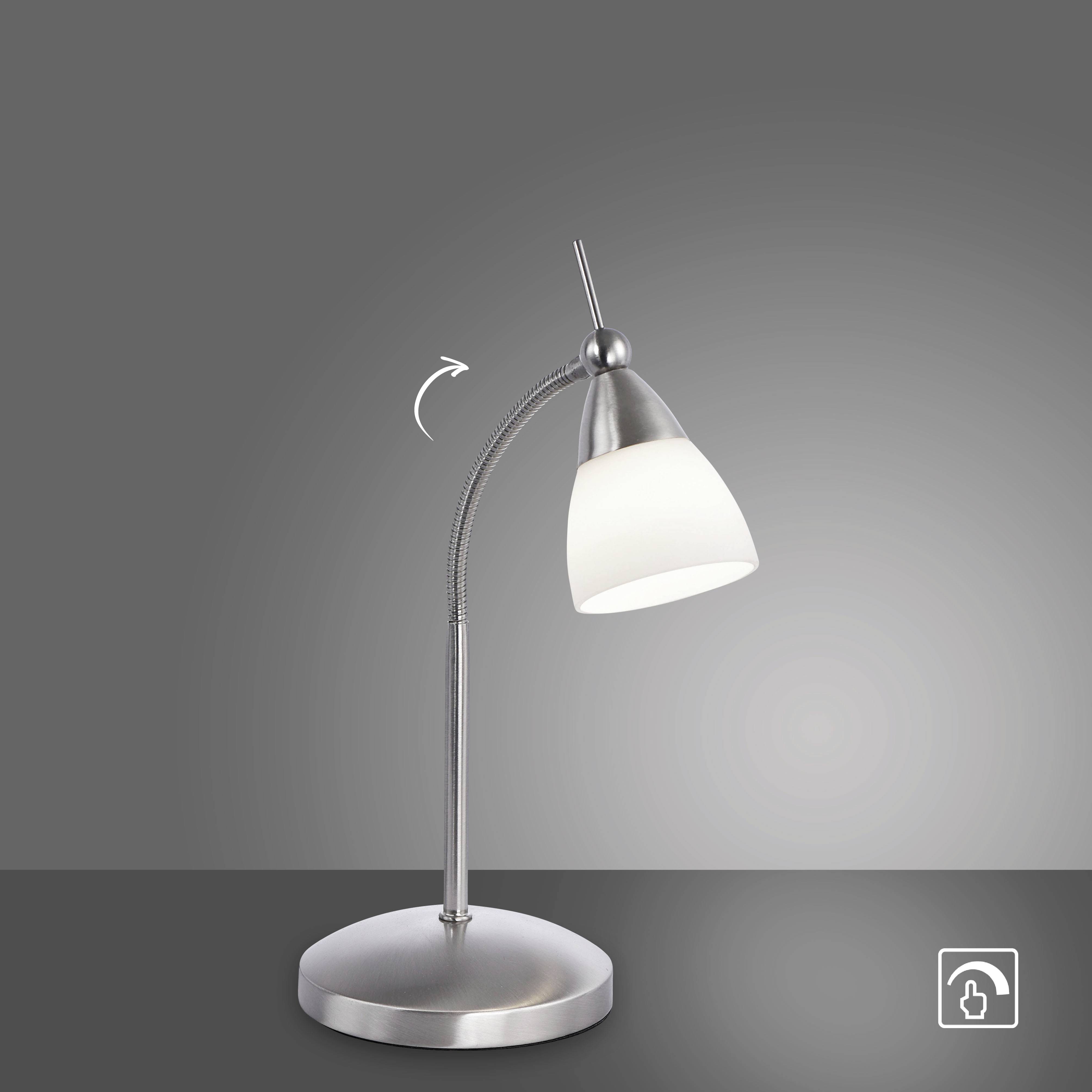 Paul Neuhaus PINO 4001-55 Nachttischlampe LED G9 3W Edelstahl (gebürstet)