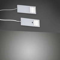 Paul Neuhaus HELENA LED-Unterbauleuchte 2er Set LED LED fest eingebaut 4W Warmweiß Aluminium Paul Neuhaus HELENA LED-Unterbauleuchte 2er Set LED LED fest eingebaut 4W Warmweiß Aluminium