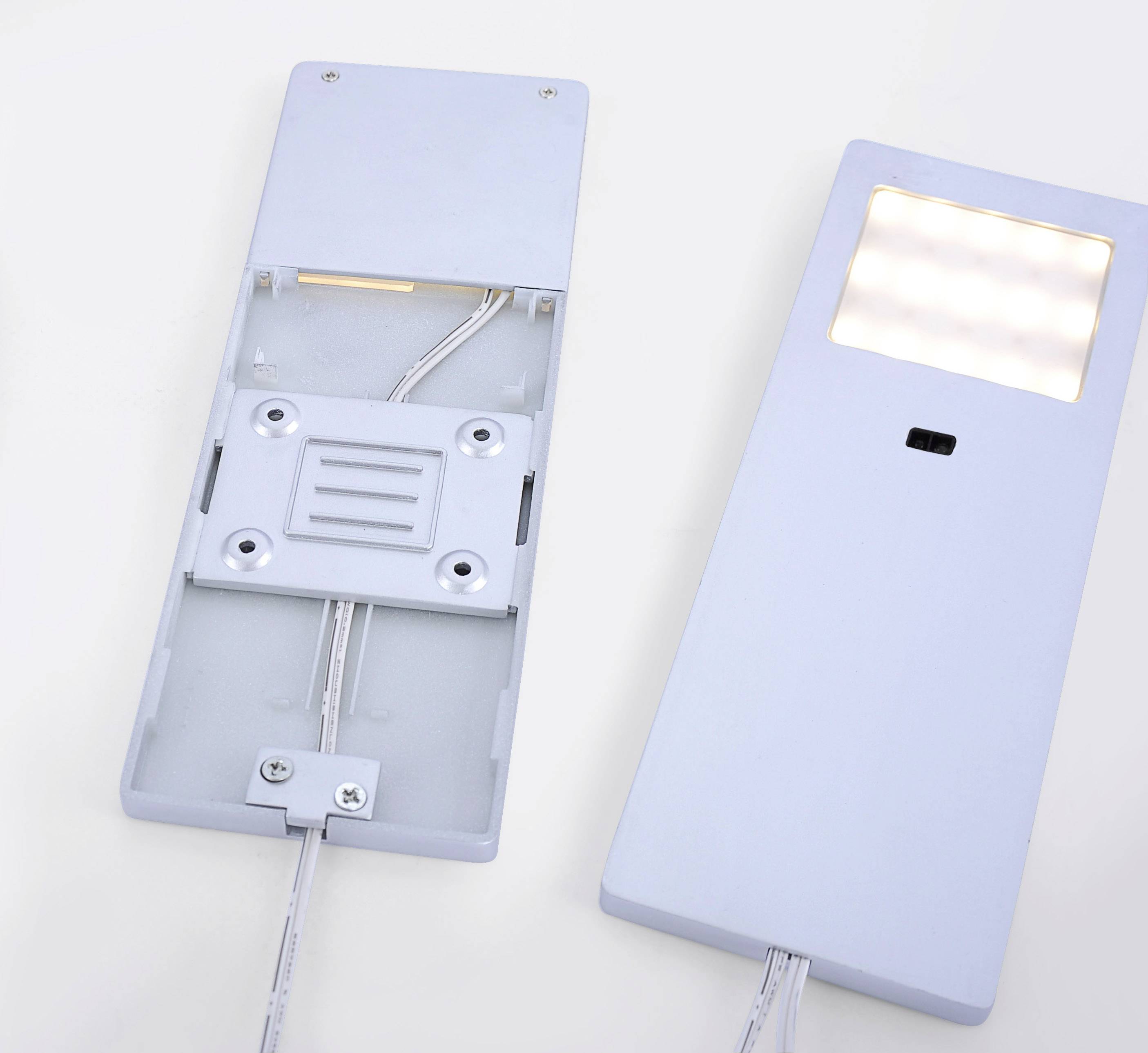 Paul Neuhaus HELENA LED-Unterbauleuchte 2er Set LED LED fest eingebaut 4W Warmweiß Aluminium