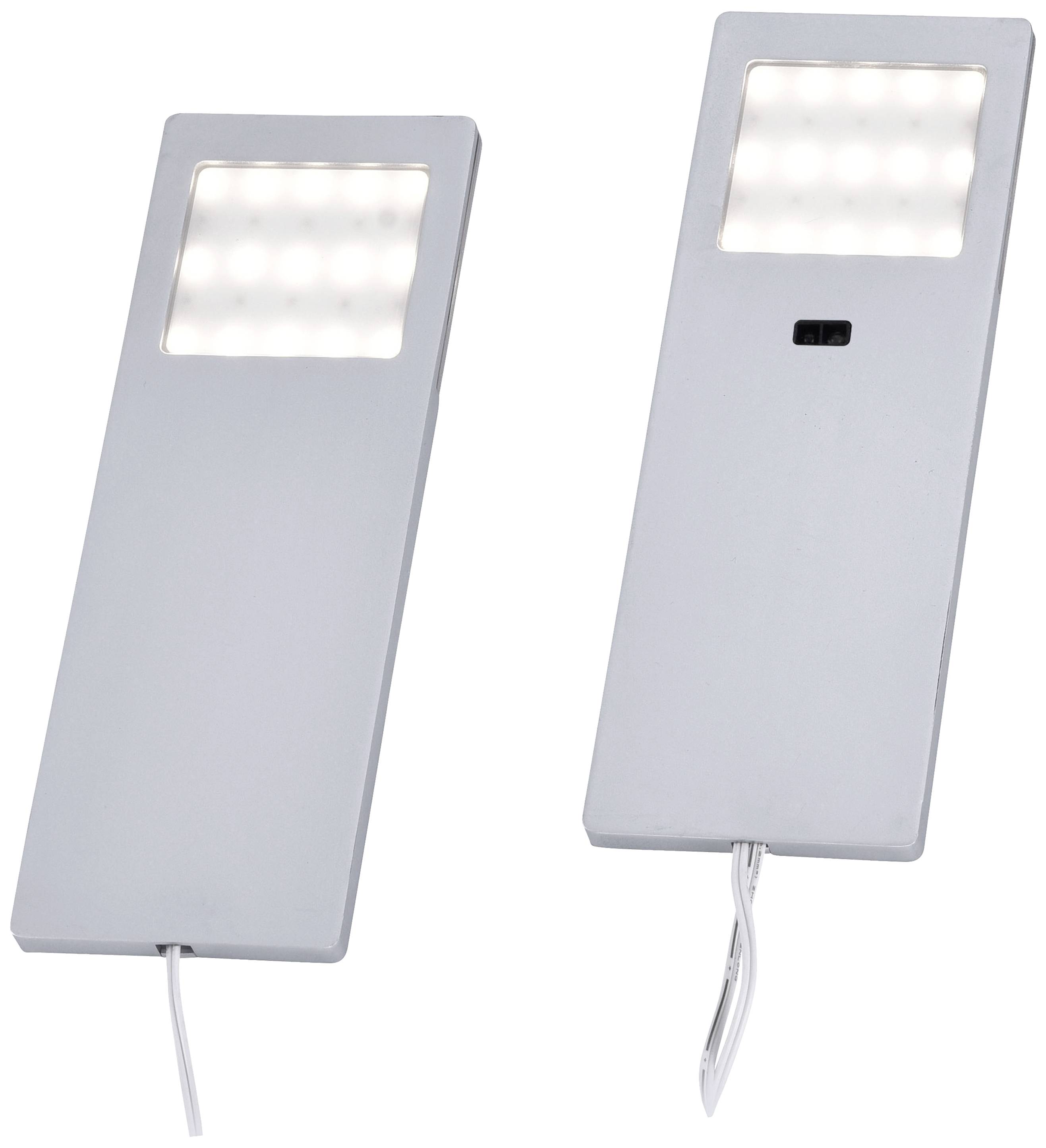Paul Neuhaus HELENA LED-Unterbauleuchte 2er Set LED LED fest eingebaut 4W Warmweiß Aluminium