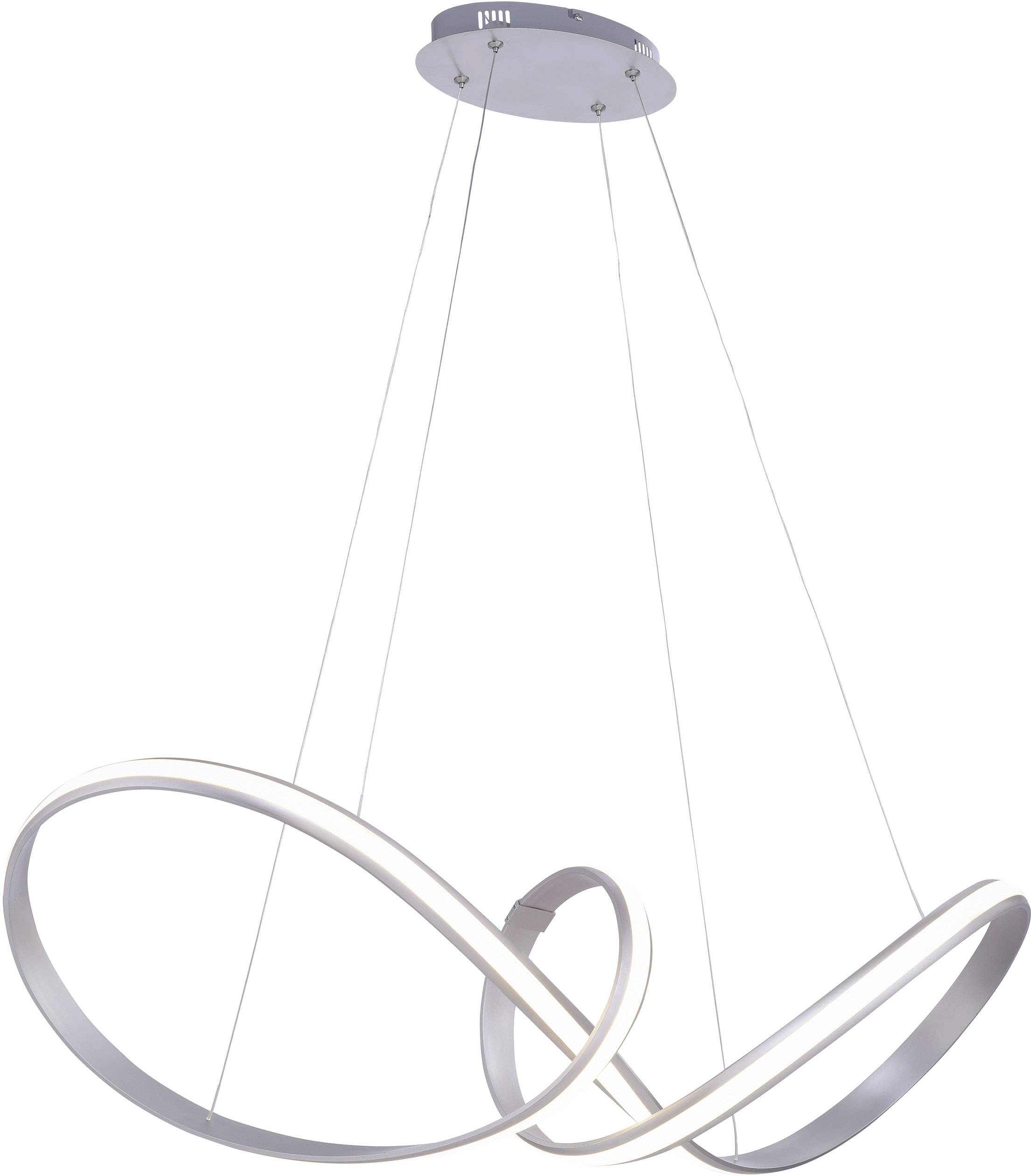 Paul Neuhaus MELINDA 8292-55 LED-Pendelleuchte 38 W Edelstahl (gebürstet)