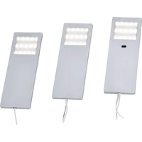 Paul Neuhaus HELENA LED-Unterbauleuchte 3er Set LED LED fest eingebaut 6W Warmweiß Aluminium Paul Neuhaus HELENA LED-Unterbauleuchte 3er Set LED LED fest eingebaut 6W Warmweiß Aluminium