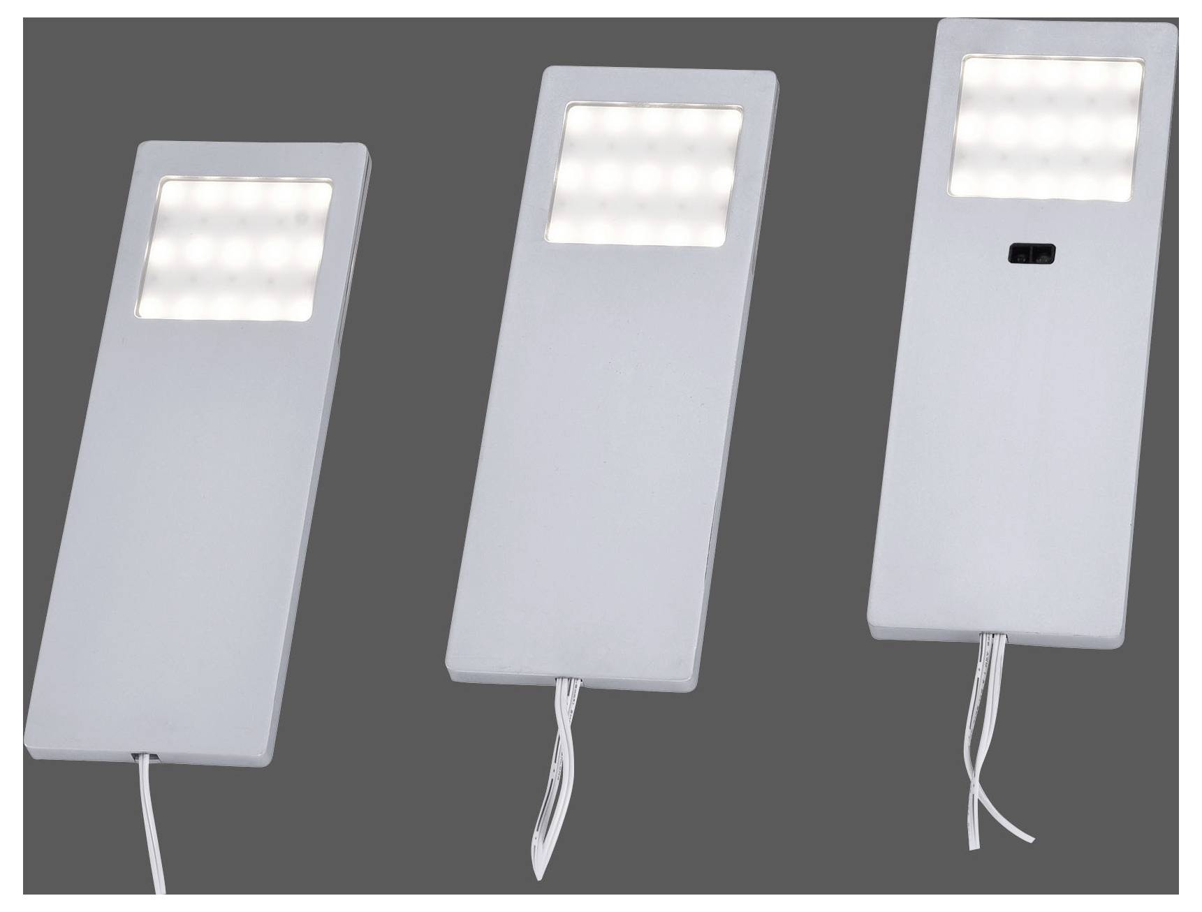 Paul Neuhaus HELENA LED-Unterbauleuchte 3er Set LED LED fest eingebaut 6W Warmweiß Aluminium