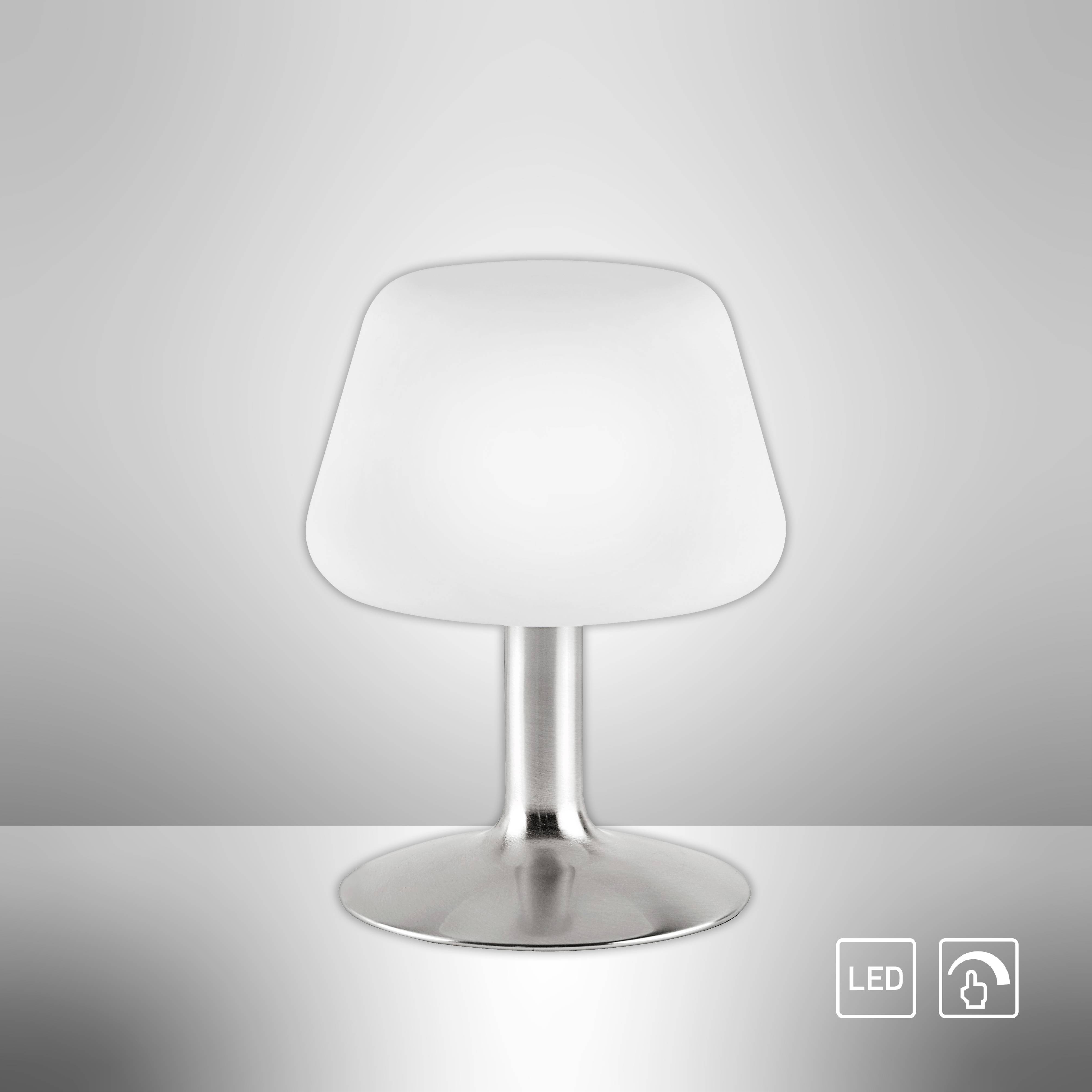 Paul Neuhaus TILL 4078-55 Nachttischlampe LED G9 3W Warmweiß Edelstahl (gebürstet)