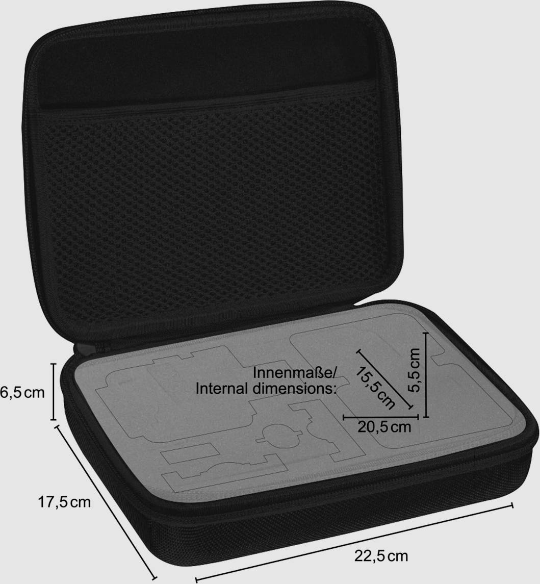 Mantona Hardcase GoPro M Gehäuse GoPro Hero, GoPro Hero 2, GoPro Hero 3, GoPro Hero 4, GoPro Hero 4 Session, GoPro Hero 4 Silver