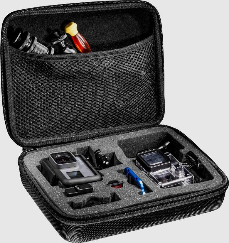 Mantona Hardcase GoPro M Gehäuse GoPro Hero, GoPro Hero 2, GoPro Hero 3, GoPro Hero 4, GoPro Hero 4 Session, GoPro Hero 4 Silver