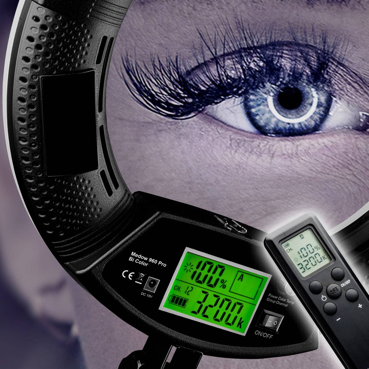 Walimex Pro 22043 Ringlicht 96W