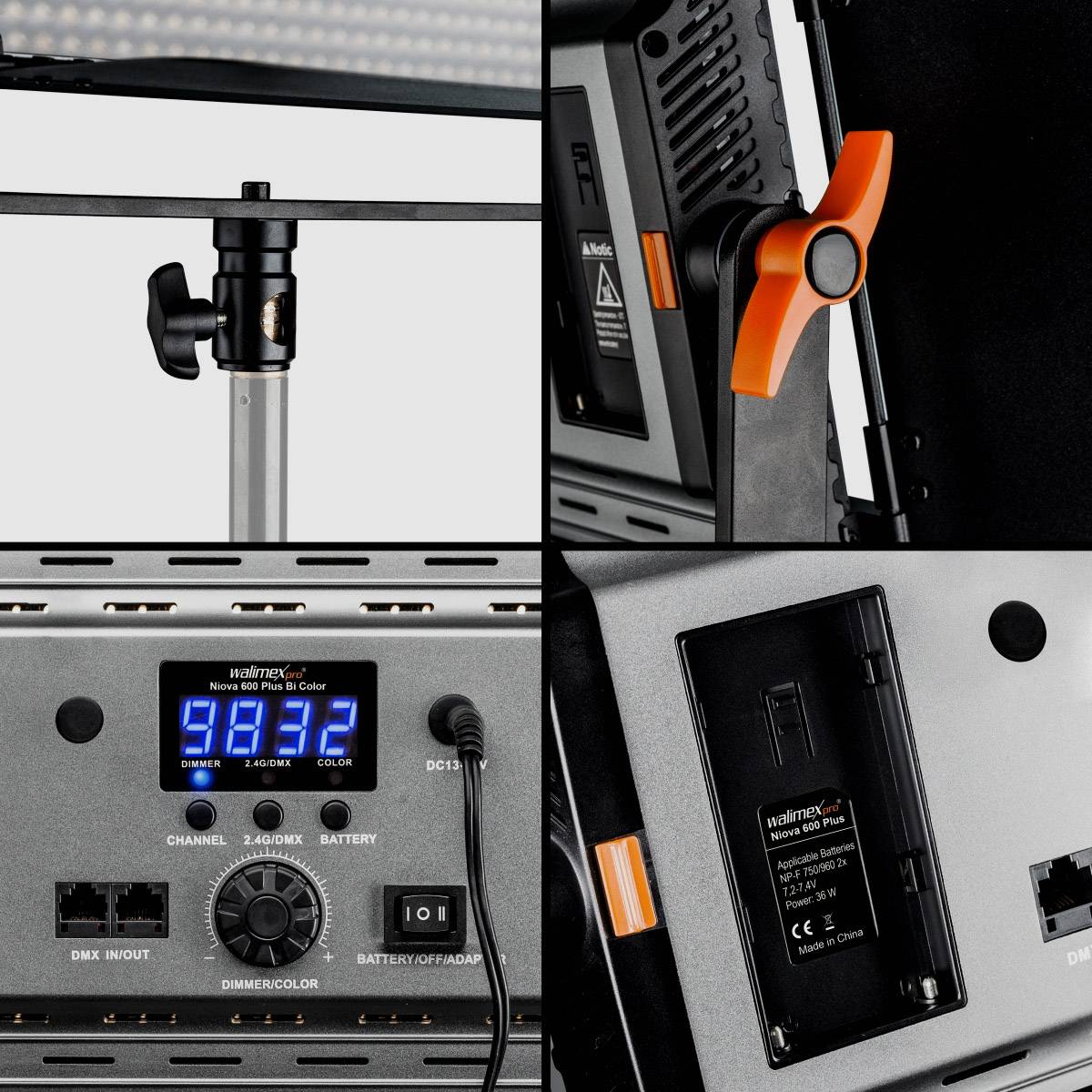 Walimex Pro 22250 Flächenleuchte 36W