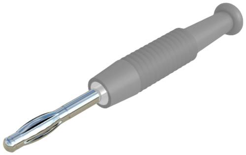 Hirschmann Test & Measurement MSTF 2 gr Lamellenstecker Stecker, gerade Stift-Ø: 2 mm Grau