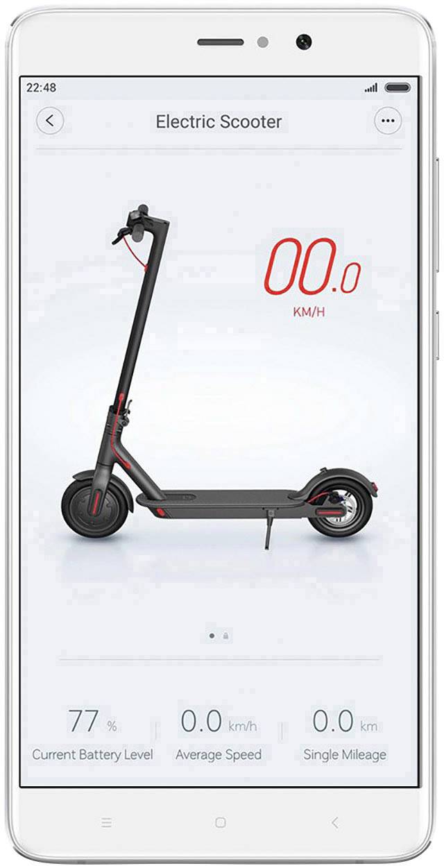 Xiaomi M365 E-Scooter Schwarz Lithium 36V 7.7Ah Straßenzulassung: Nein