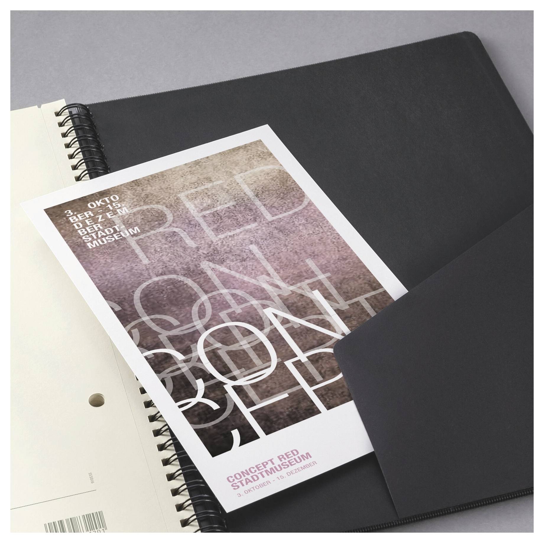 Sigel Spiralblock CONCEPTUM® CO822 Hardcover Schwarz DIN A5 kariert Anzahl der Blätter: 160