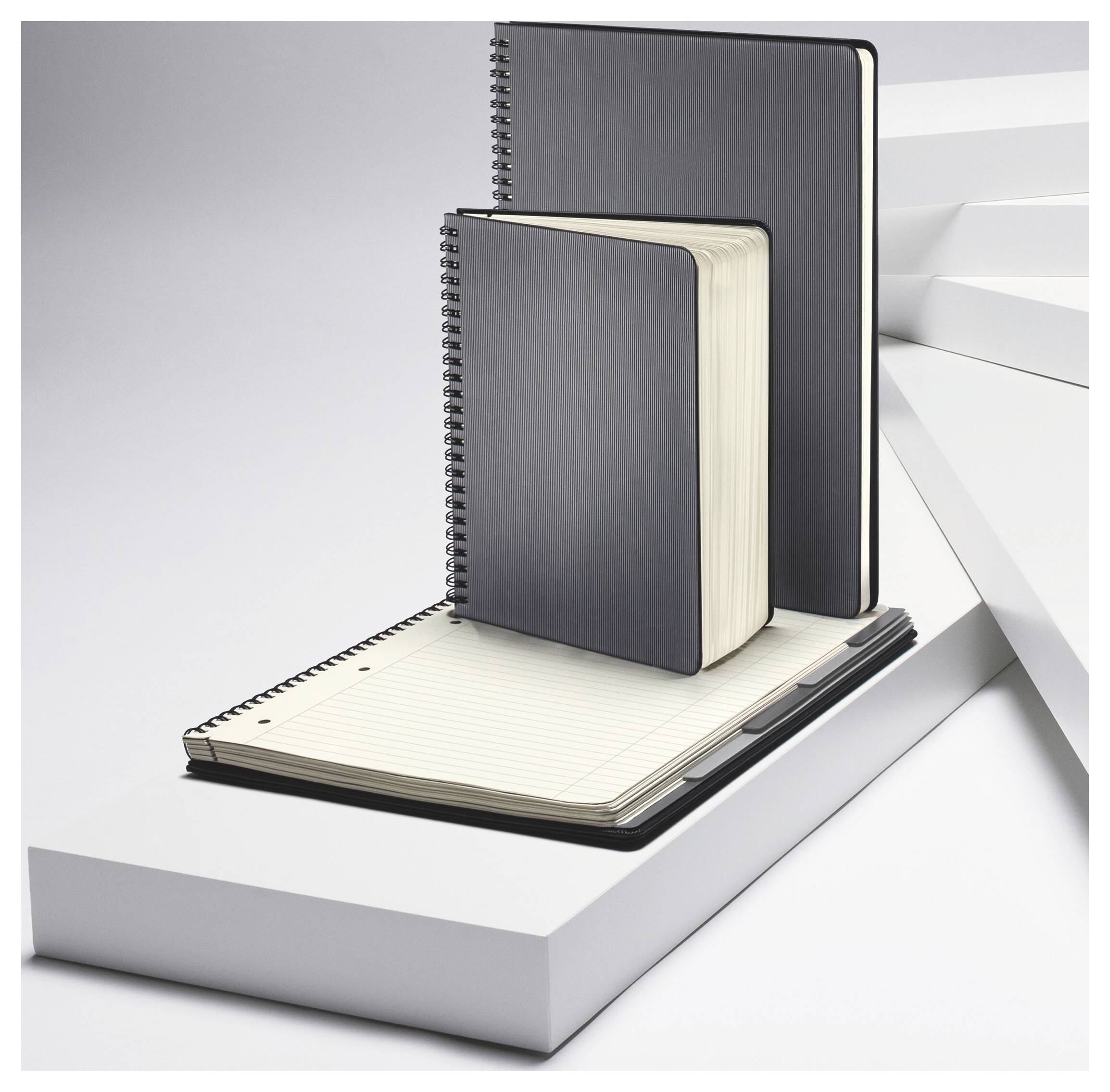 Sigel Spiralblock CONCEPTUM® CO822 Hardcover Schwarz DIN A5 kariert Anzahl der Blätter: 160