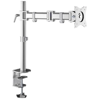 Neomounts NM-D135SILVER 1fach Monitor-Tischhalterung 25,4cm (10") - 76,2cm (30") Neigbar, Schwenkbar Silber Neomounts NM-D135SILVER 1fach Monitor-Tischhalterung 25,4cm (10") - 76,2cm (30") Neigbar, Schwenkbar Silber