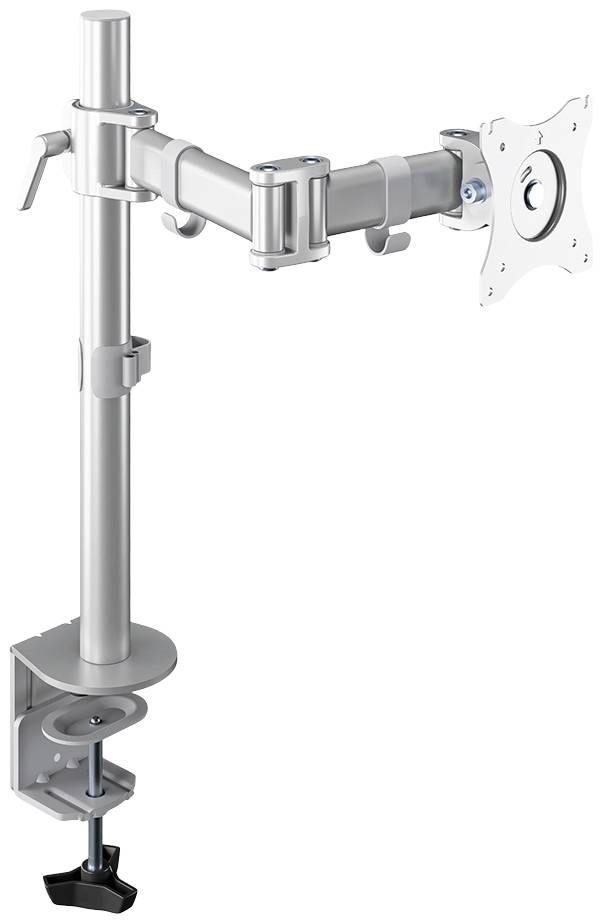 Neomounts Monitor-Tischhalterung NM-D135SILVER 1 Display(s) 25,4 cm (10") - 76,2 cm (30") Silber Neigbar, Schwenkbar