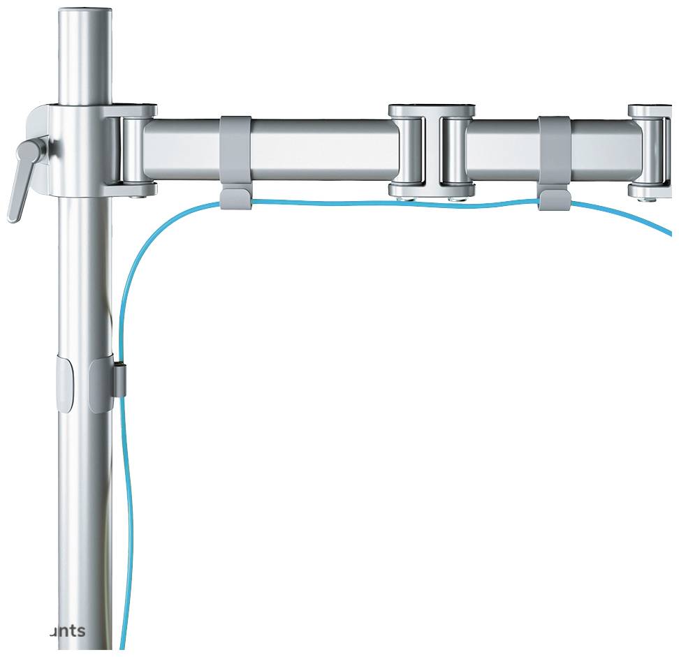 Neomounts NM-D135SILVER 1fach Monitor-Tischhalterung 25,4 cm (10") - 76,2 cm (30") Neigbar, Schwenkbar Silber