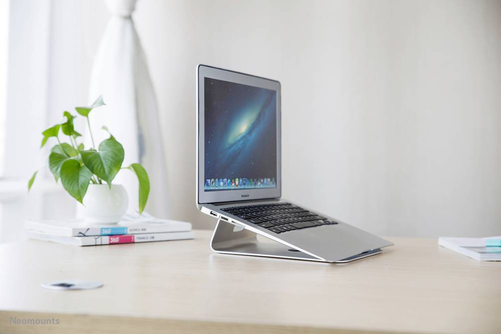 Schreibtischständer Laptop/IPAD-Ständer silber