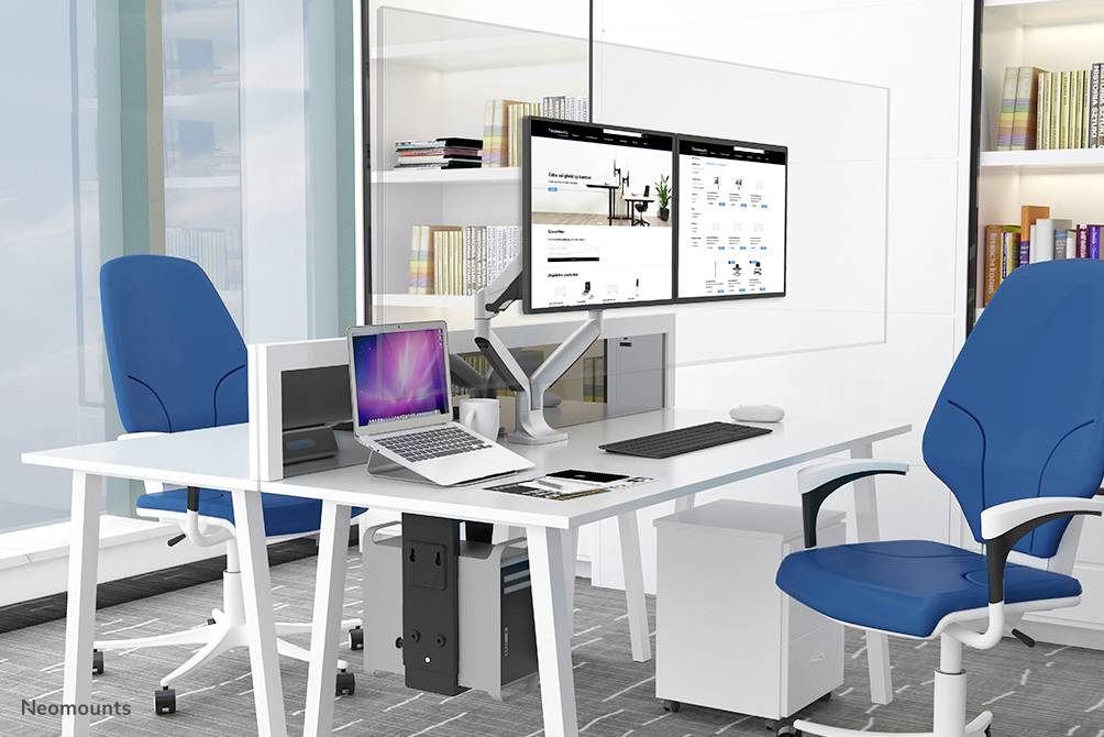 Schreibtischständer Laptop/IPAD-Ständer silber