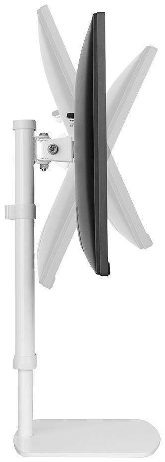 Neomounts FPMA-D890WHITE 1fach Monitor-Standfuß 25,4cm (10") - 76,2cm (30") Weiß Neigbar, Schwenkbar