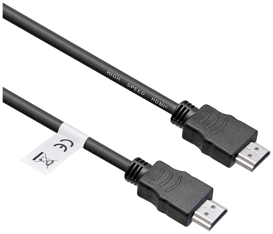 Neomounts HDMI Anschlusskabel HDMI-A Stecker, HDMI-A Stecker 1.80m Schwarz HDMI6MM HDMI-Kabel