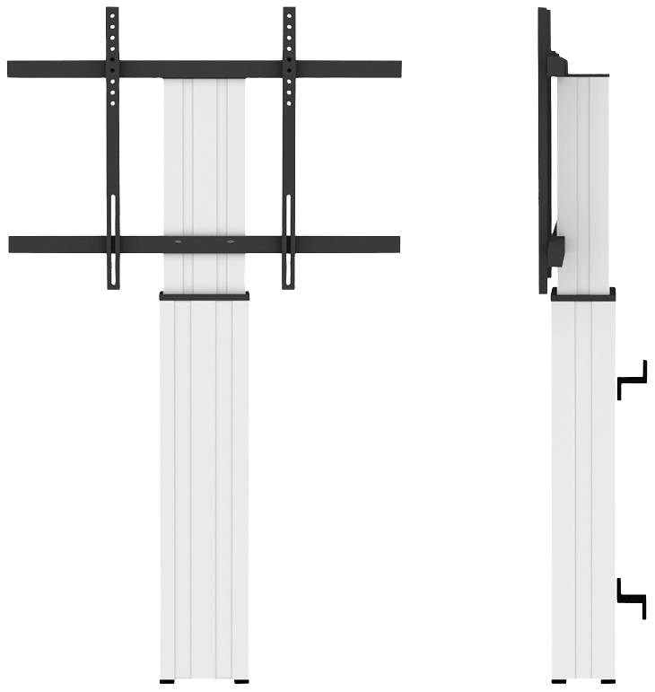 Neomounts PLASMA-W2250SILVER TV-Wandhalterung 106,7cm (42") - 254,0cm (100")