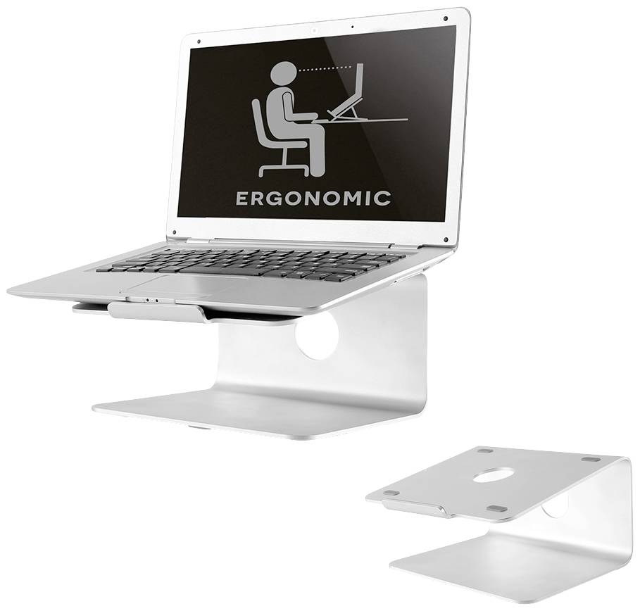 Neomounts NSLS050 Notebook-Ständer drehbar, Tastatur-Ablagefläche