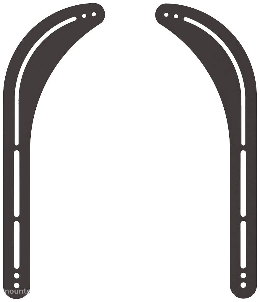 Neomounts NS-SB100 Soundbar-Halterung Starr Schwarz 1 St.