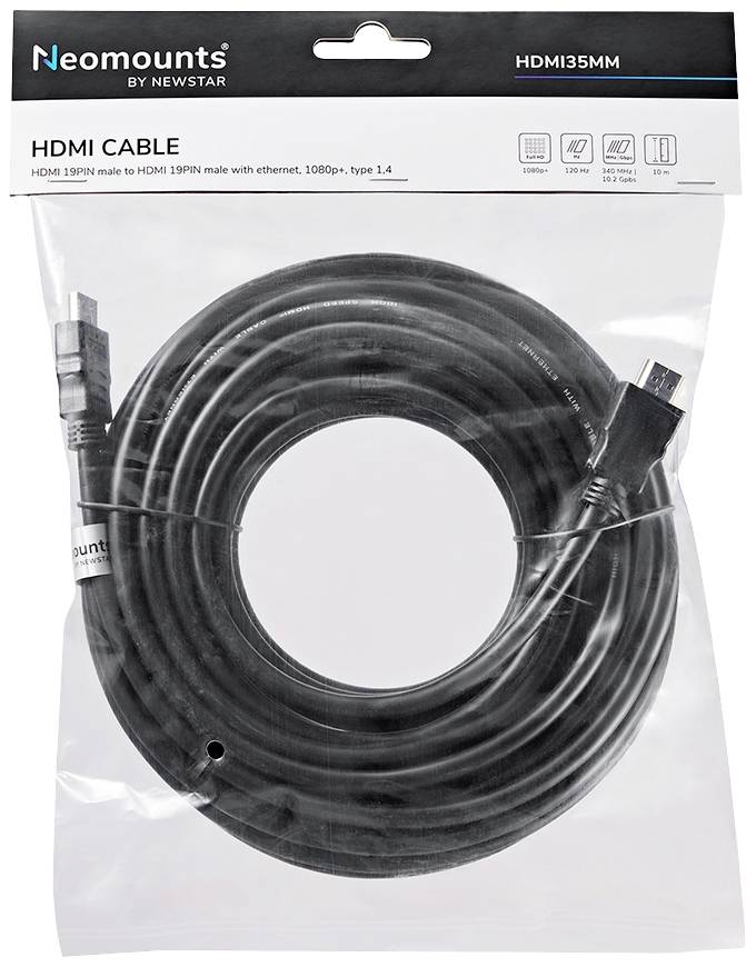 Neomounts Anschlusskabel 10.00m HDMI35MM HDMI-Kabel