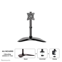 Neomounts NM-D335BLACK 1fach Monitor-Tischhalterung 25,4cm (10") - 76,2cm (30") Neigbar, Schwenkbar Schwarz Neomounts NM-D335BLACK 1fach Monitor-Tischhalterung 25,4cm (10") - 76,2cm (30") Neigbar, Schwenkbar Schwarz