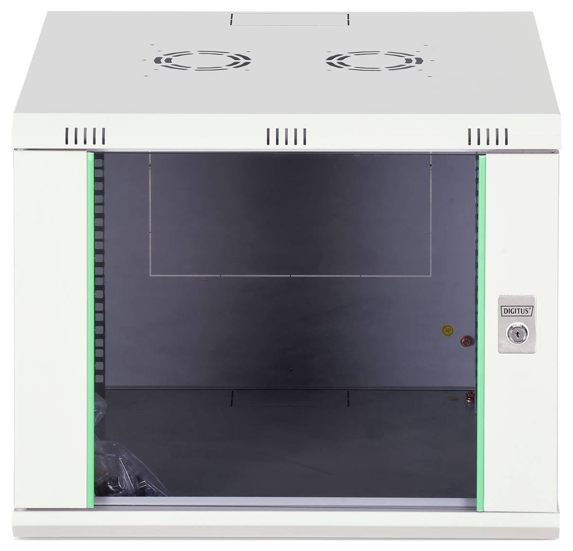 Digitus DN-19 09U-6/6-EC 19 Zoll Wandgehäuse (B x H x T) 600 x 505.1 x 600 mm 9 HE Lichtgrau (RAL 7035)