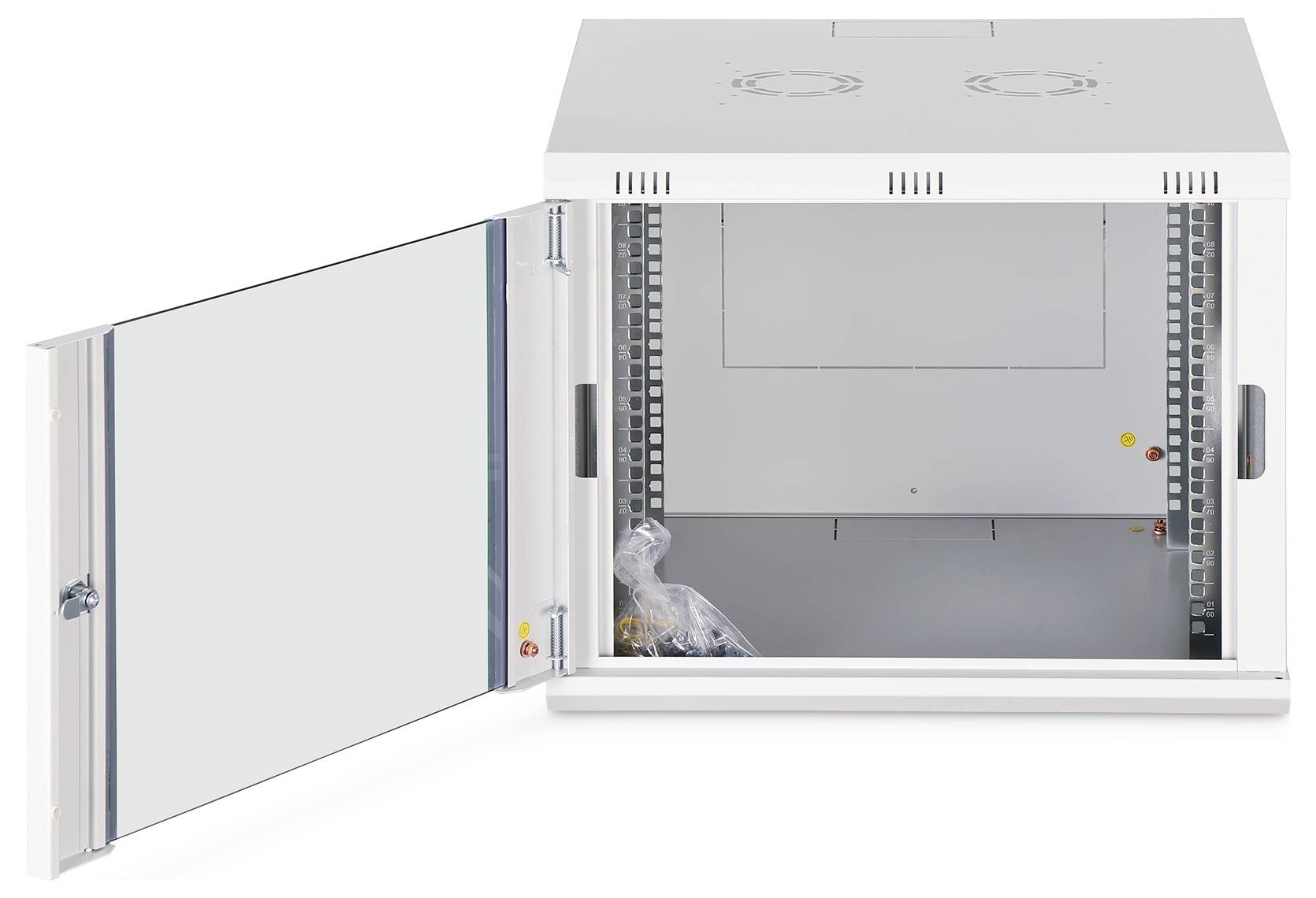 Digitus DN-19 09U-6/6-EC 19 Zoll Wandgehäuse (B x H x T) 600 x 505.1 x 600 mm 9 HE Lichtgrau (RAL 7035)