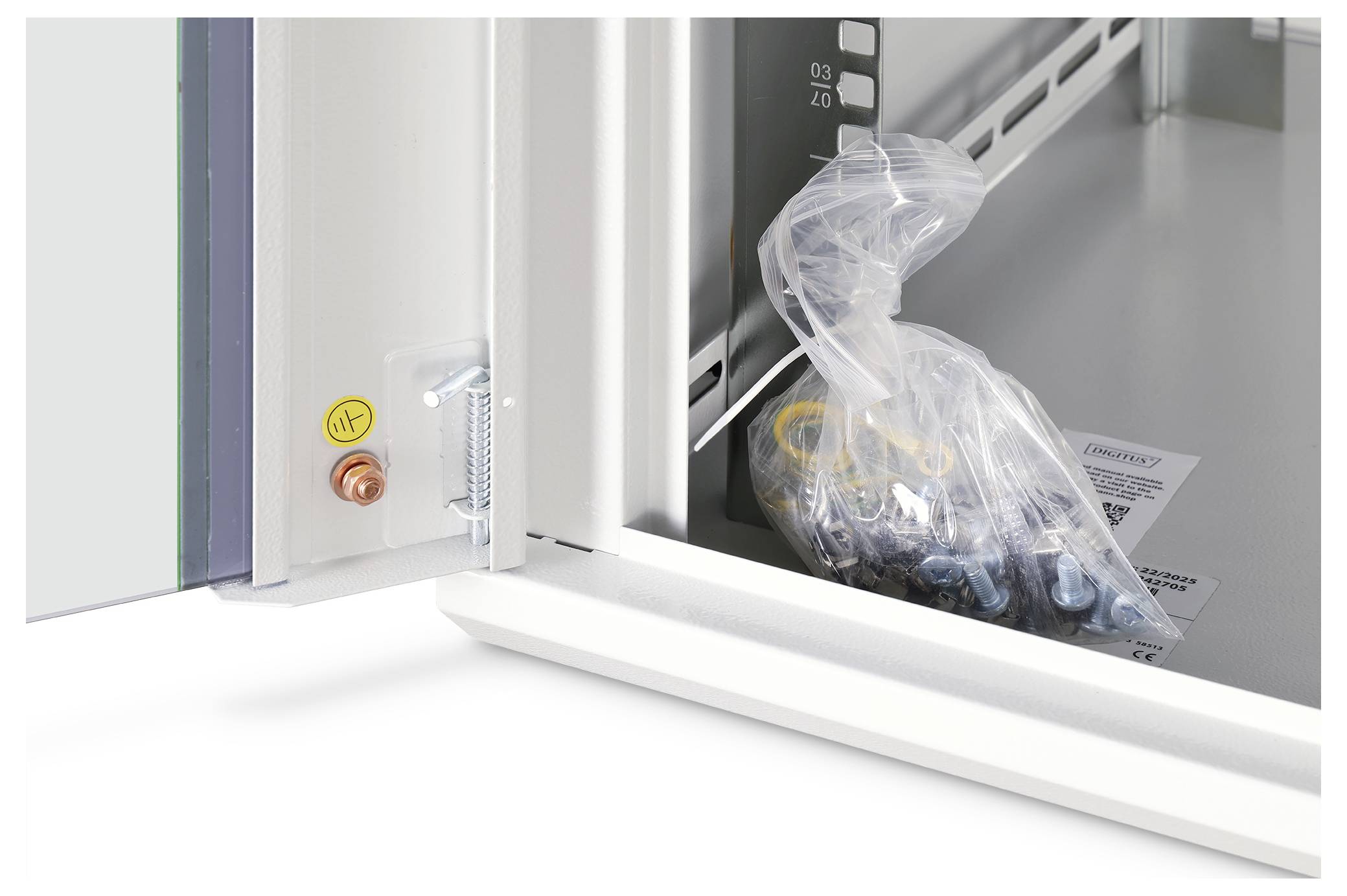 Digitus DN-19 09U-6/6-EC 19 Zoll Wandgehäuse (B x H x T) 600 x 505.1 x 600 mm 9 HE Lichtgrau (RAL 7035)