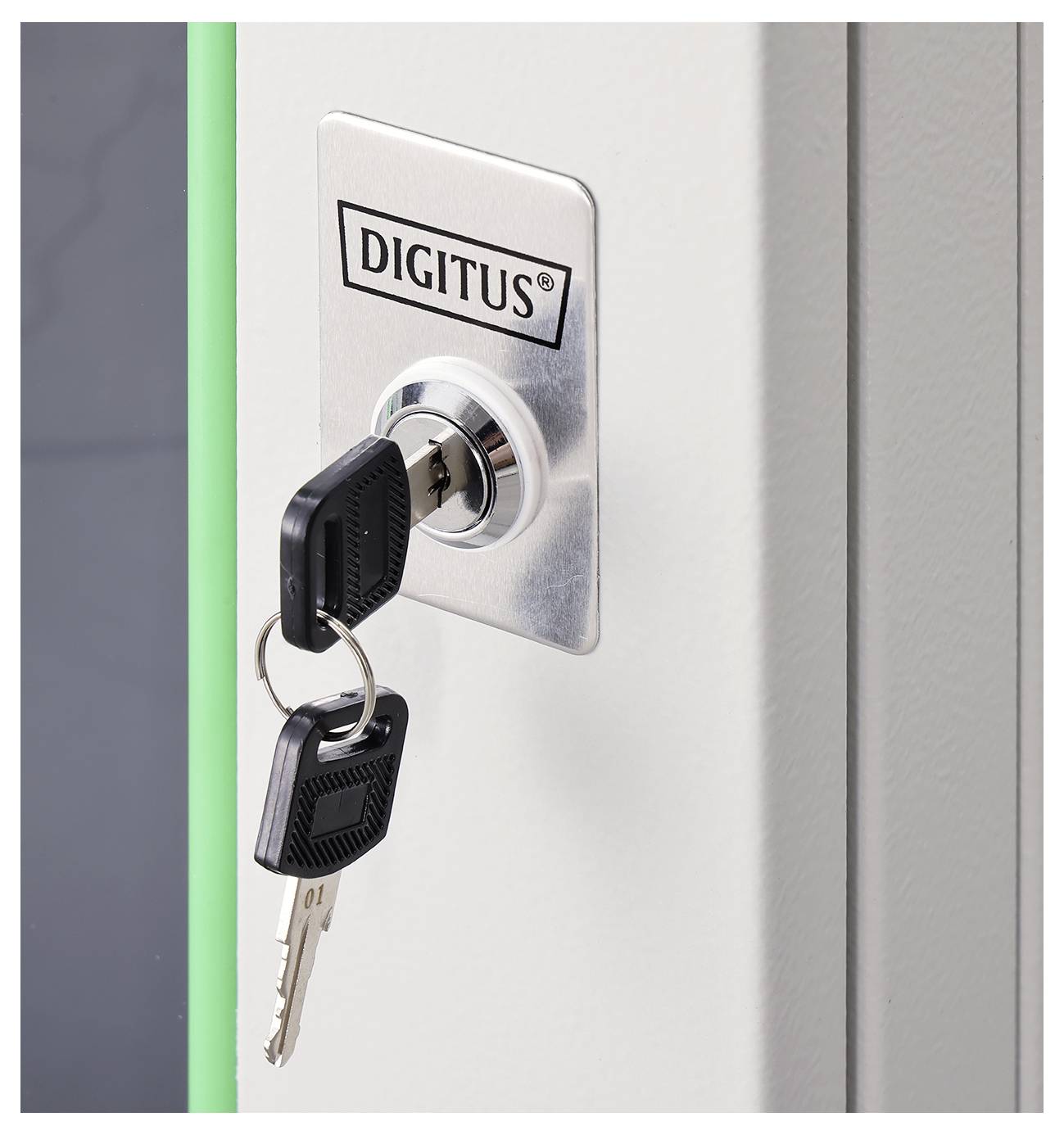 Digitus DN-19 09U-6/6-EC 19 Zoll Wandgehäuse (B x H x T) 600 x 505.1 x 600 mm 9 HE Lichtgrau (RAL 7035)