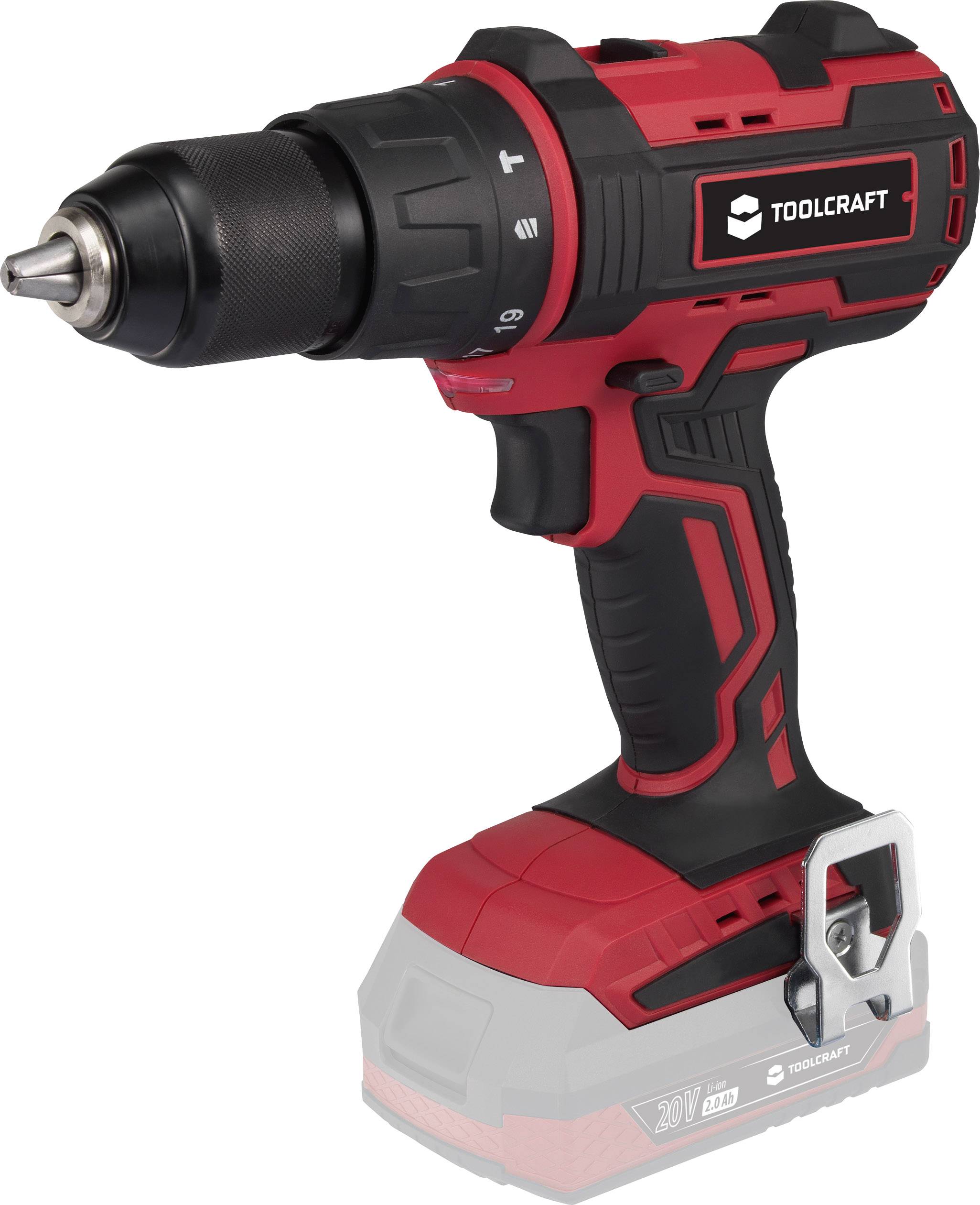 TOOLCRAFT ASBS-800A / TAWB-200 2-Gang-Akku-Schlagbohrschrauber bürstenlos, ohne Akku, ohne Ladegerät, inkl. Akku-Bohrschrauber