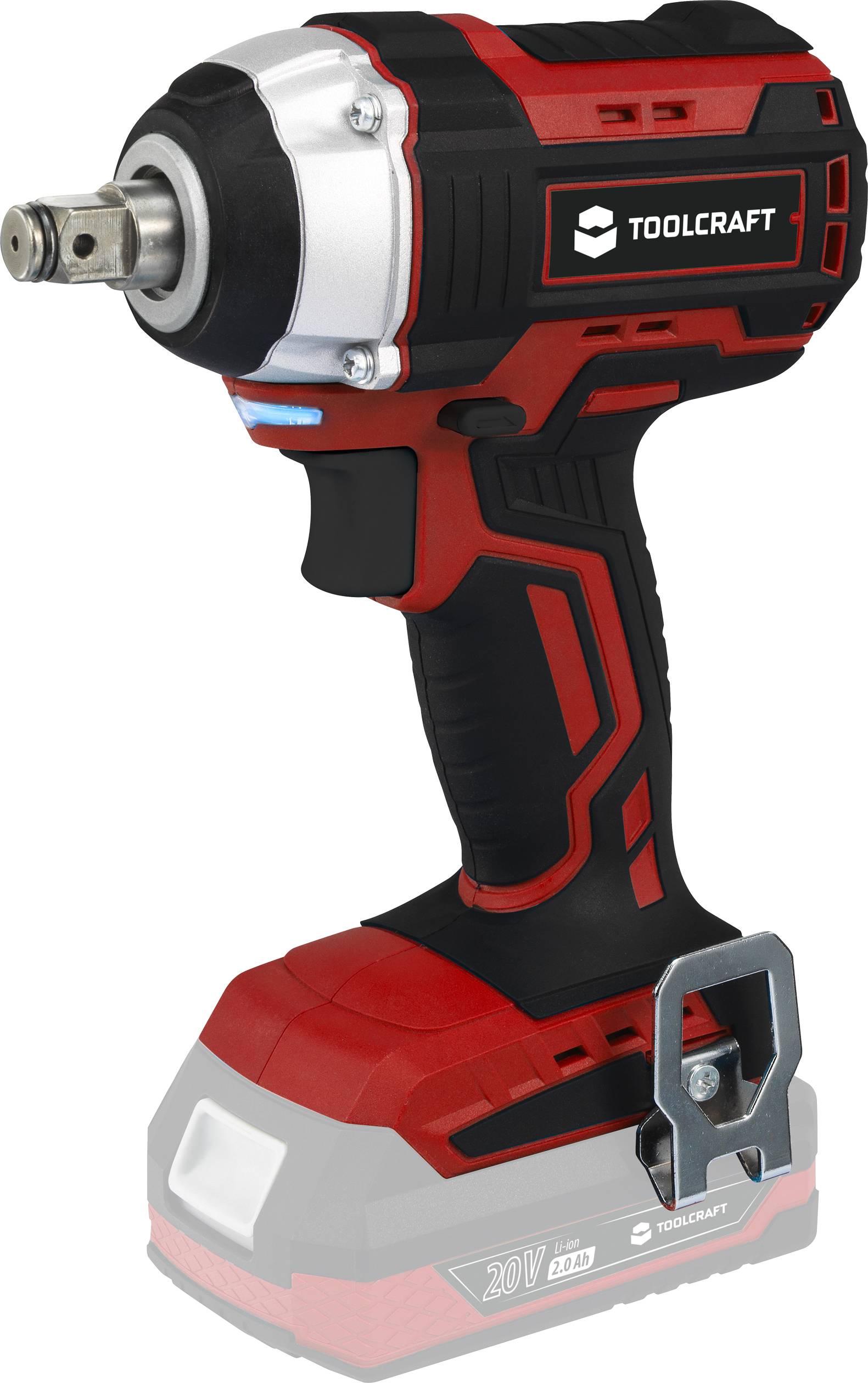 TOOLCRAFT TAWB-200 Radwechsel-Set - Kompressor 10 Bar + Akku-Schlagschrauber + Li-Ion-Akku 20 V/2Ah + Ladegerät 20V Li-Ion inkl