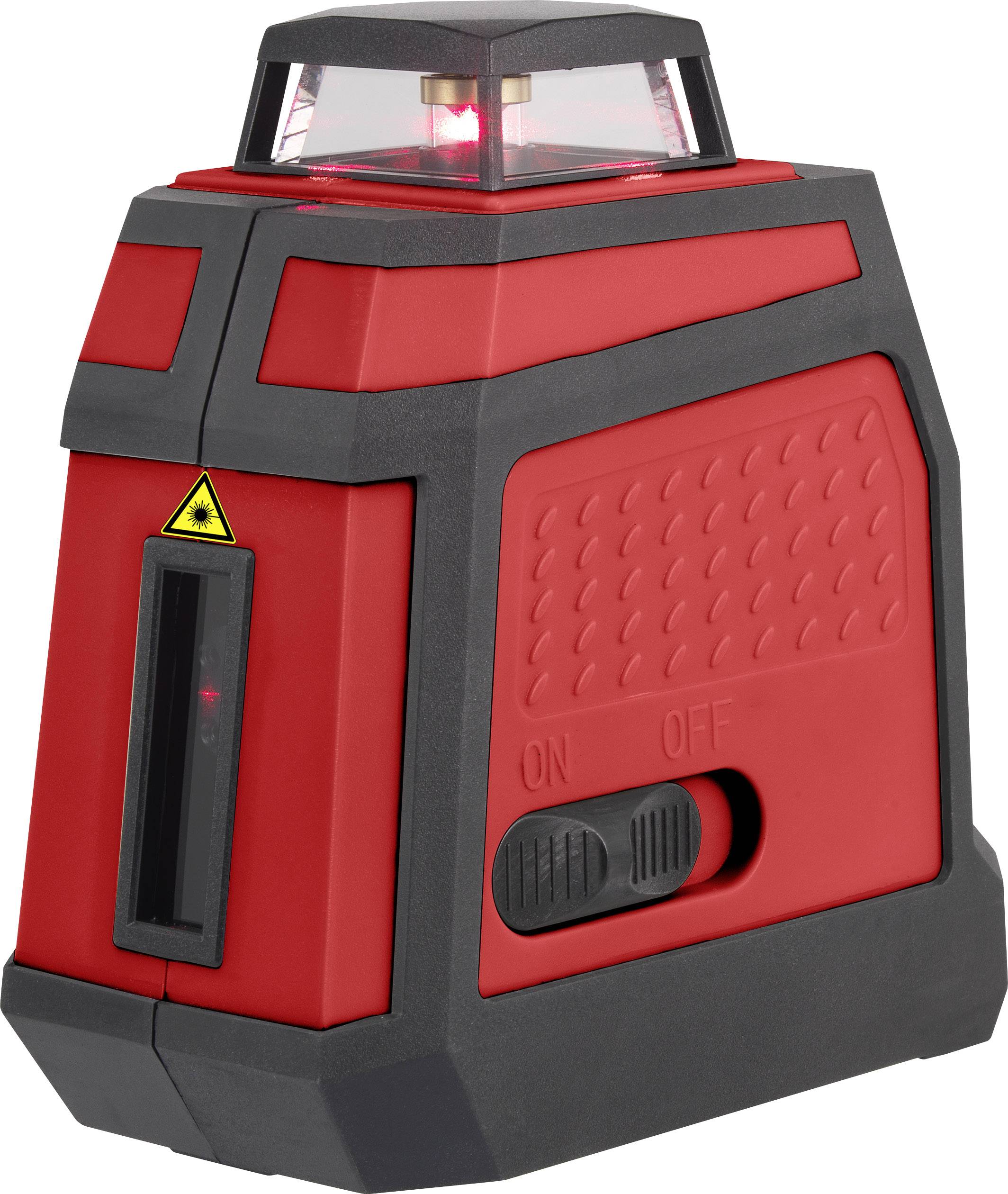 TOOLCRAFT CL18-360 Kreuzlinienlaser selbstnivellierend, inkl. Tasche, inkl. 360° Laser Reichweite (max.): 18m