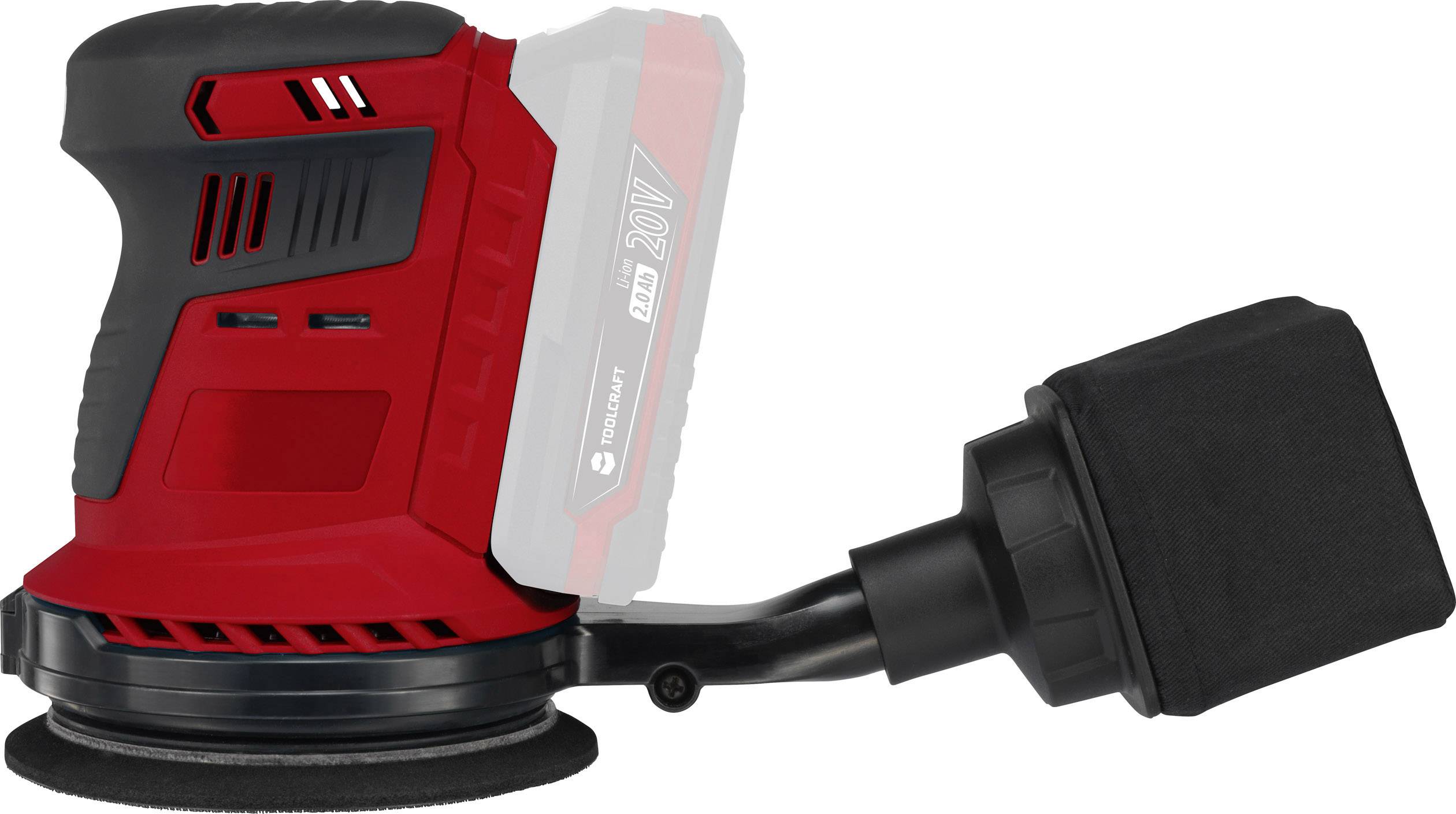 TOOLCRAFT ES-800 / TAWB-200 Akku-Exzenterschleifer Li-Ion ohne Akku