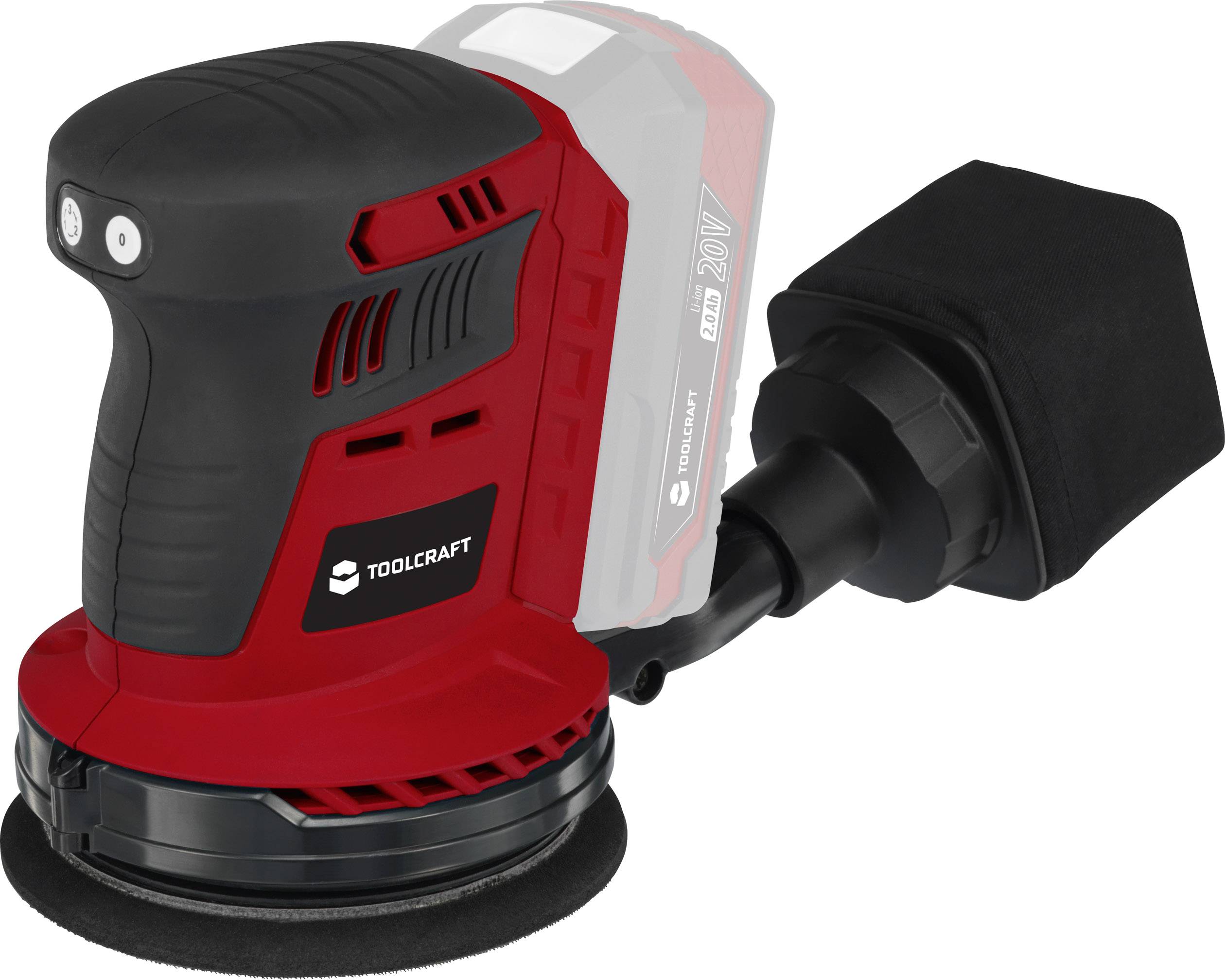 TOOLCRAFT ES-800 / TAWB-200 Akku-Exzenterschleifer Li-Ion ohne Akku