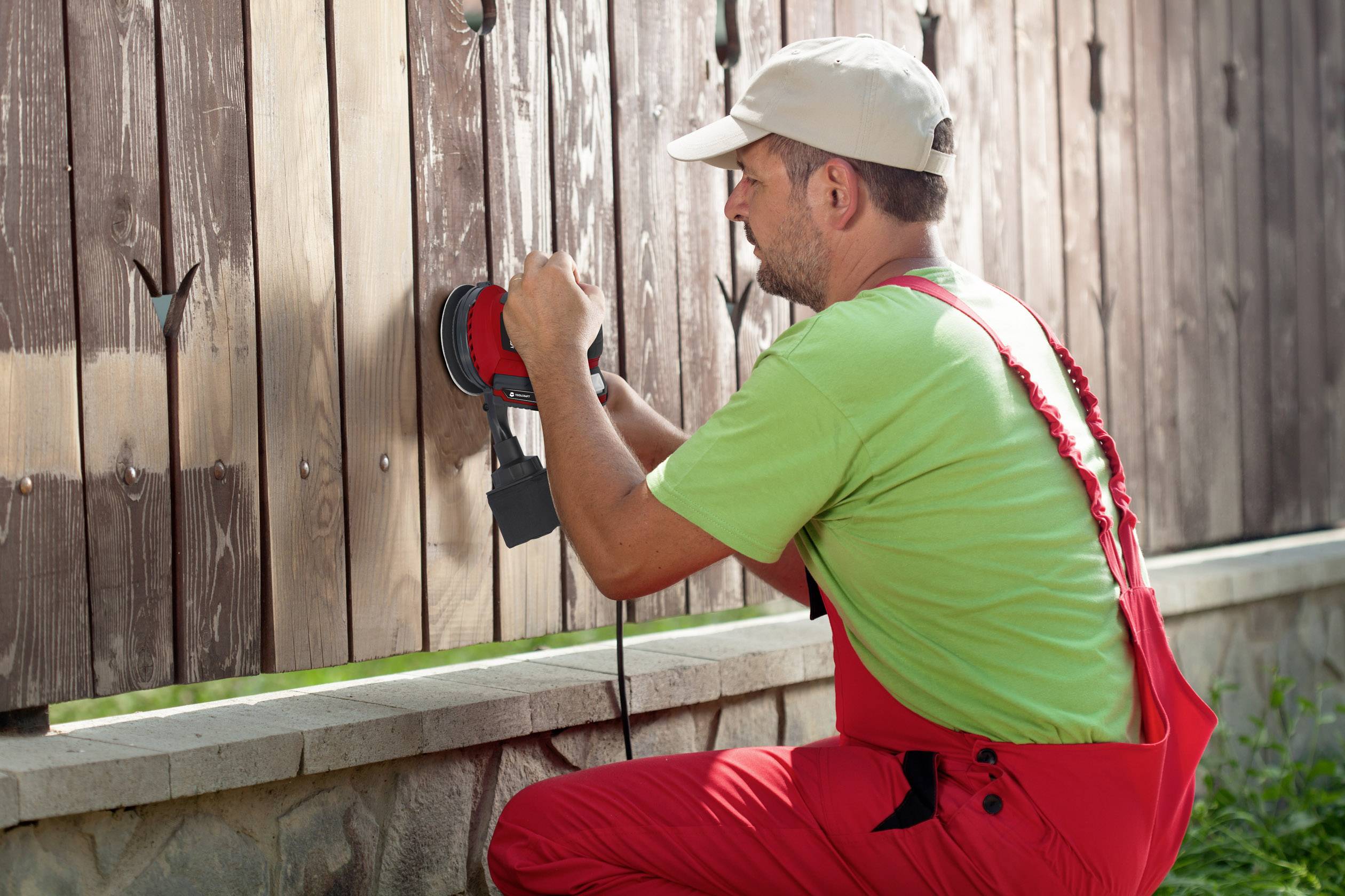 TOOLCRAFT ES-800 / TAWB-200 Akku-Exzenterschleifer Li-Ion ohne Akku