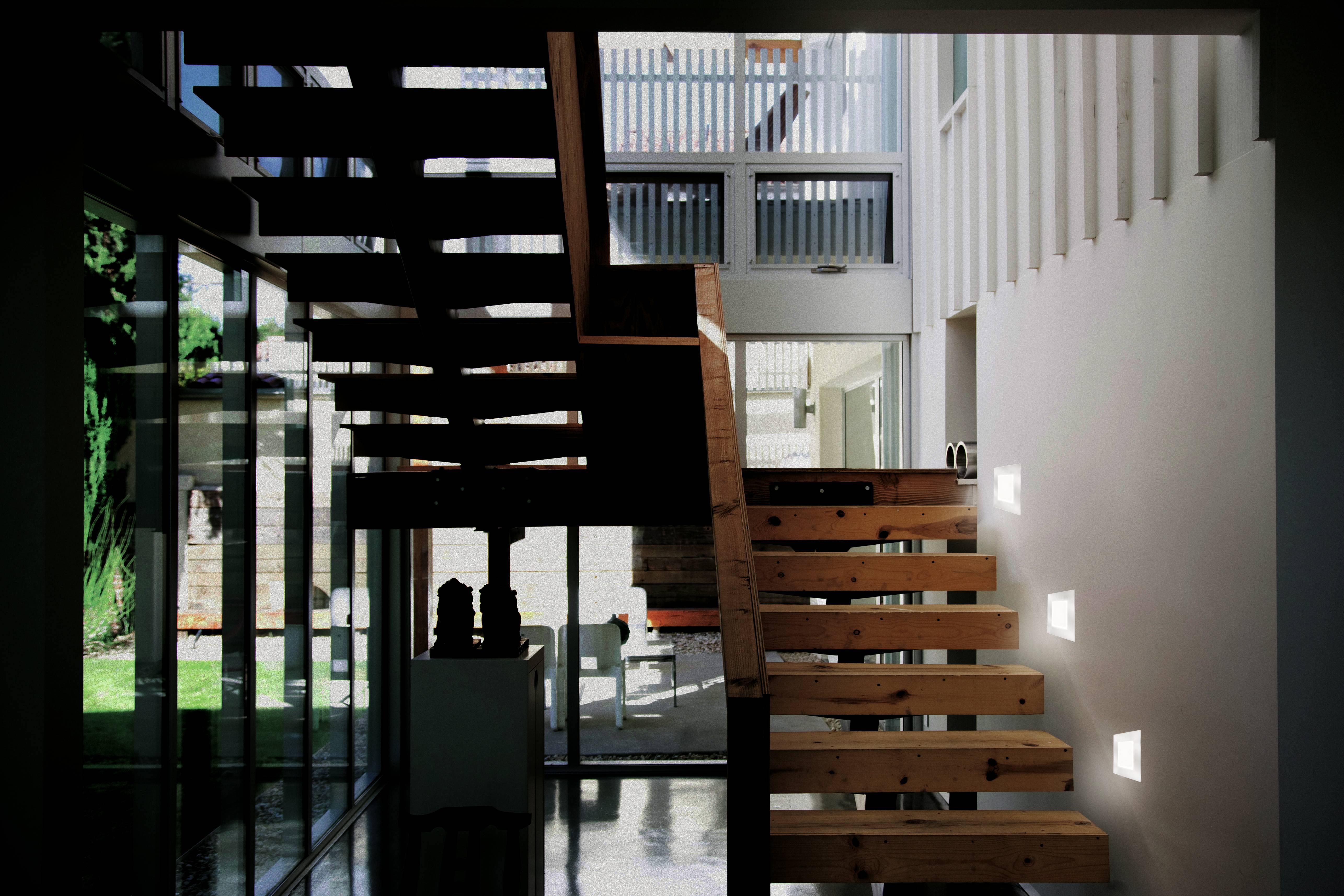 Heitronic 27632 LED-Einbauleuchte LED LED fest eingebaut 2W Weiß