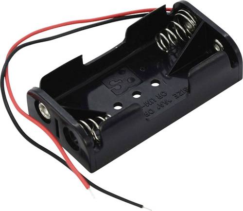 Takachi SN32 Batteriehalter 2x Mignon (AA) Kabel (L x B x H) 57.6 x 31.2 x 15.2mm