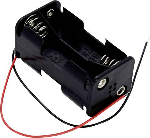 Takachi SN34A Batteriehalter 4x Mignon (AA) Kabel (L x B x H) 58 x 31 x 28mm