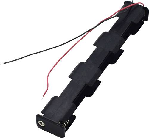 Takachi SN36A Batteriehalter 6x Mignon (AA) Kabel (L x B x H) 158 x 17 x 26.1mm