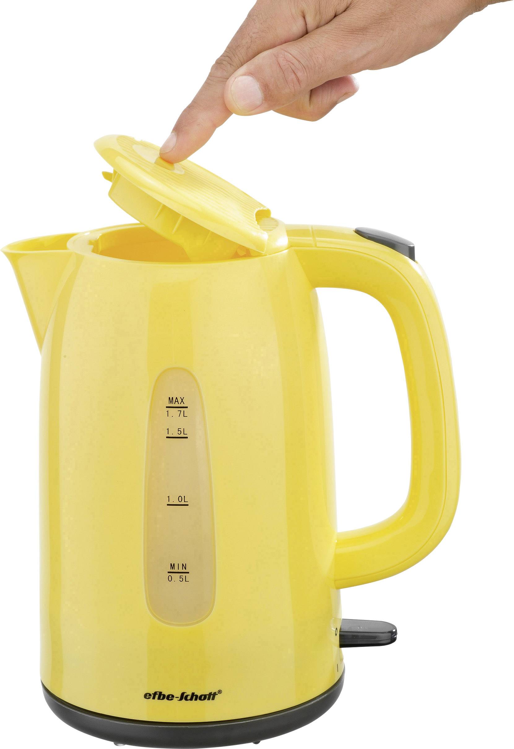 EFBE Schott SC WK 1080.1 GLB Wasserkocher schnurlos Gelb