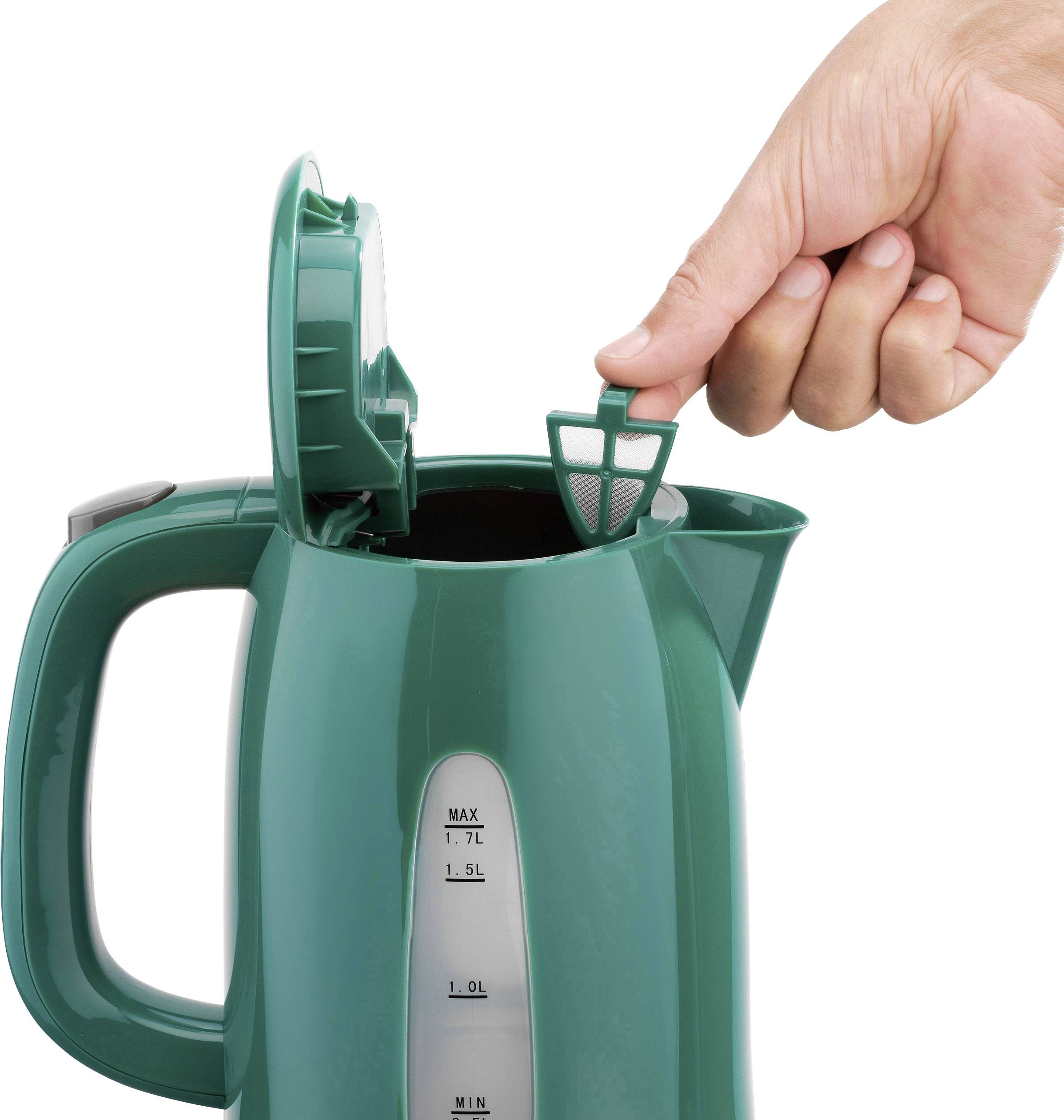 EFBE Schott SC WK 1080.1 GRN Wasserkocher schnurlos Grün, Tannengrün