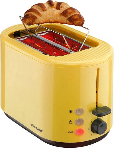 EFBE Schott SC TO 1080.1 GLB Toaster mit Brötchenaufsatz Gelb, Sahara
