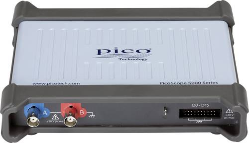 Pico PicoScope 5244D MSO USB-Oszilloskop 200MHz 500 MSa/s 512 Mpts 16 Bit Spectrum-Analyser, Funktio
