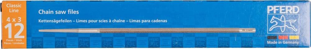 PFERD 11018203 Kettensägefeilen Rund ø 4,8mm Classic Line Länge 200mm 6St.