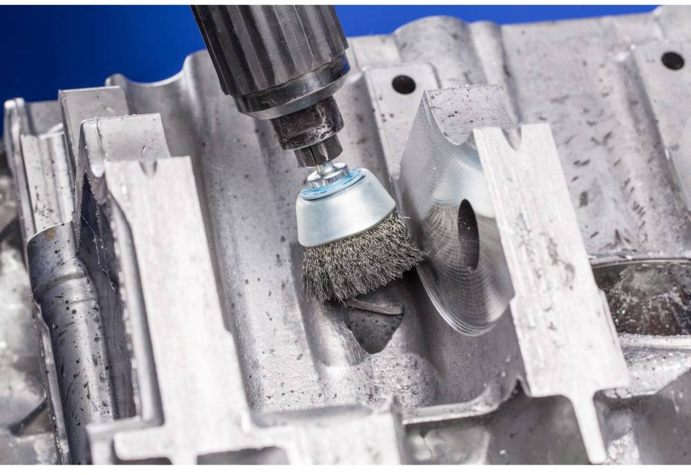 PFERD TOOLS Topfbürste mit Schaft, ungezopft TBU 5010/6 INOX 0,30 Tbu 43210003 10St.