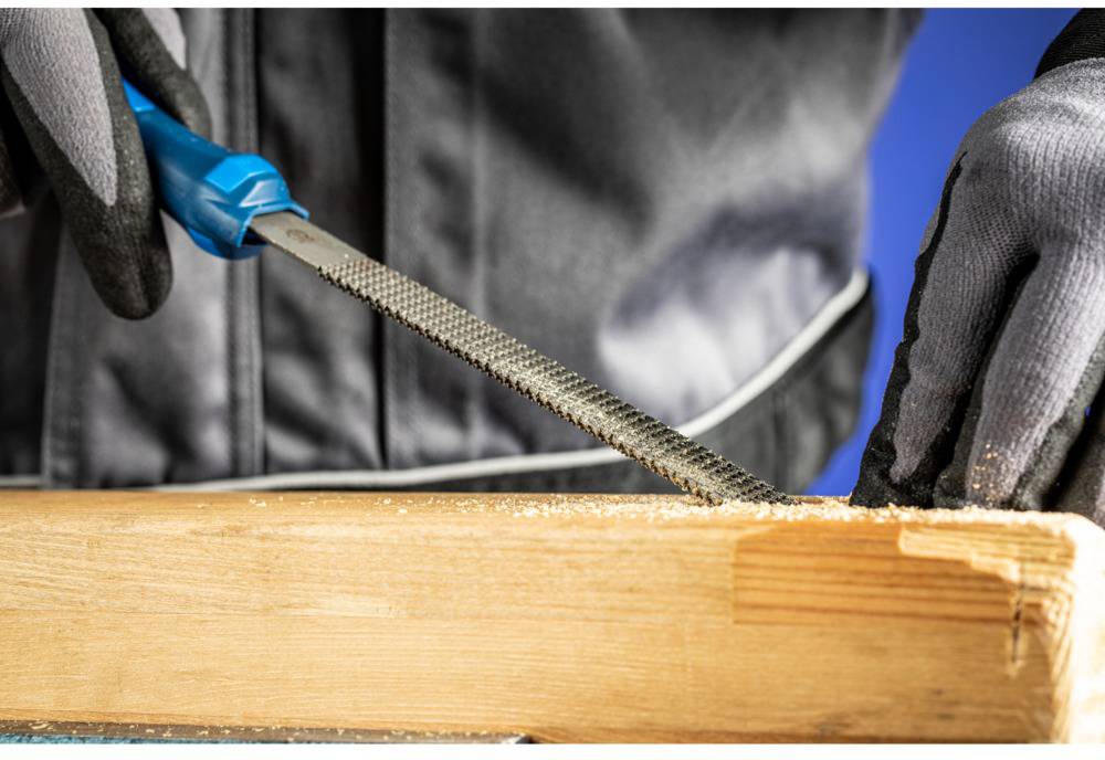 PFERD TOOLS 11233157 Holzraspel Halbrund Hieb 2 inkl. Ergonomie-Feilenheft Länge 150mm 1St.